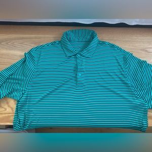 Men’s green/blue polo shirt NWOT  **3 for $10**